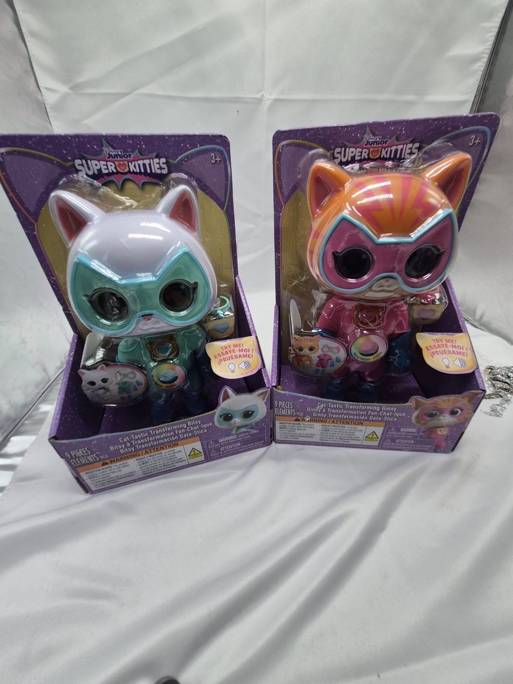 Junior Transforming Kitty Toy - Teal & Pink